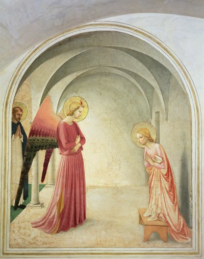 De Annunciatie, 1442 door Fra Angelico